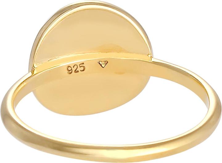 Immagine prodotto Elli Anello Dot Plate in argento 925 martellato (54, 925 Argento)