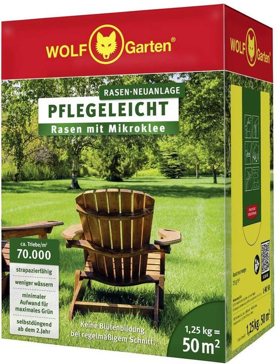 Image du produit Wolf-Garten Pelouse avec micro-colle L-mi 50 (Réensemencement de la pelouse)