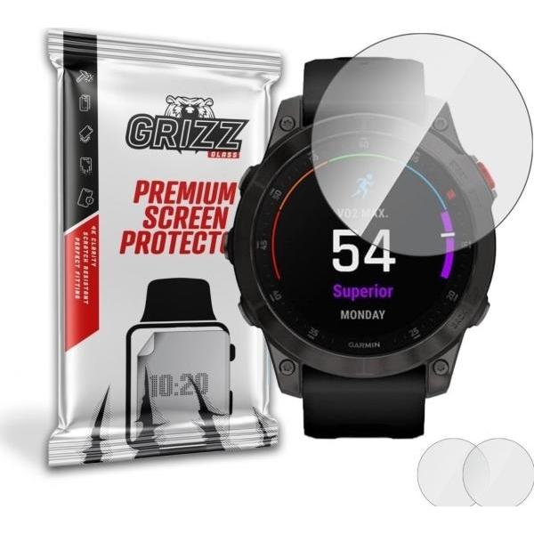 Grizz Glass GrizzGlass Szkło hybrydowe Grizz Garmin Epix 2 gen, Pellicola protettiva per smartwatch, Trasparente