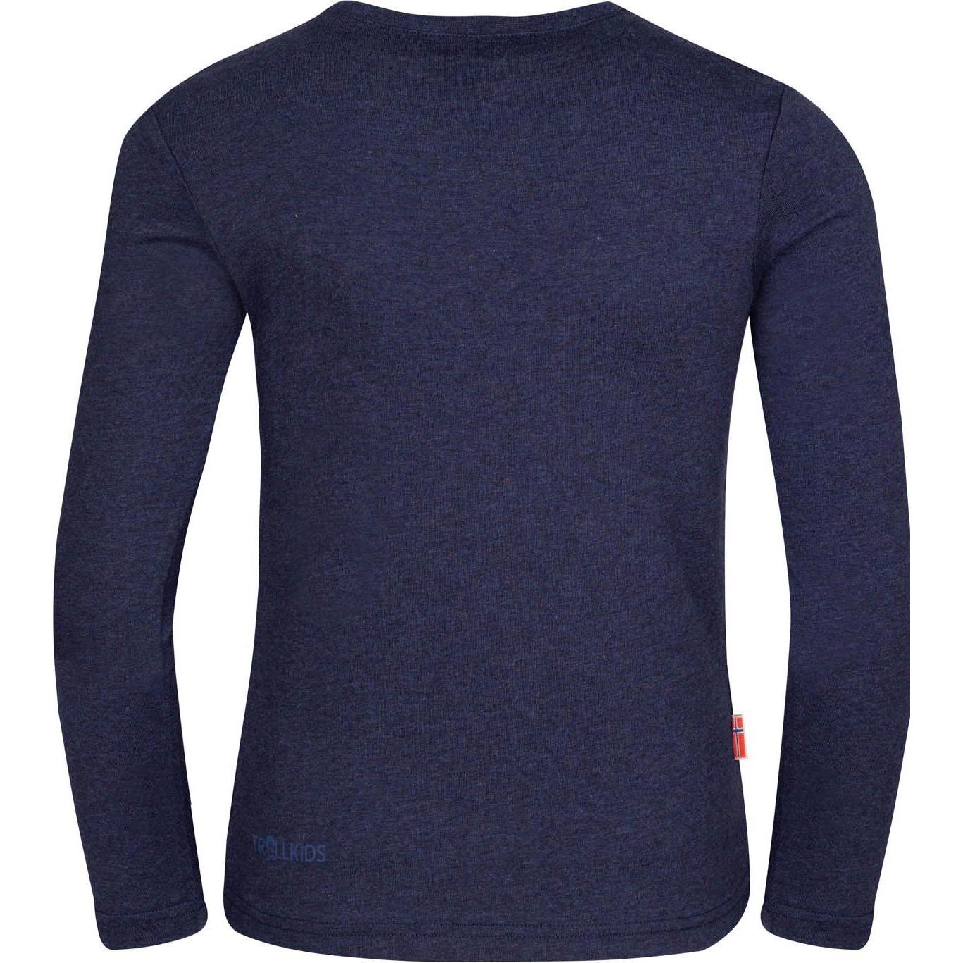 Thumbnail - Trollkids, Unisex, Hemd, Kid's Oslo Longsleeve, Blau, (128)
