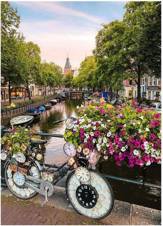 Produktbild Ravensburger Fahrrad und Blumen in Amsterdam (1000 Teile)