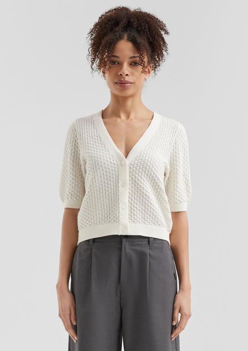 Produktbild s.Oliver Strickjacke Strickjacke mit Ajourmuster (L)