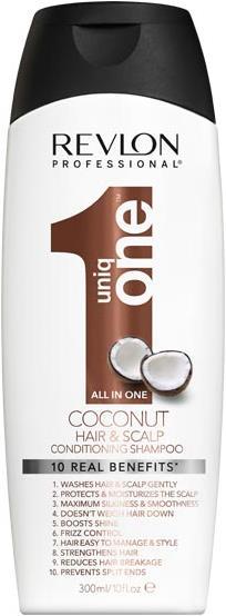 Actual product image Revlon Professional uniq one All-in-one Coconut Conditioning Shampoo (300 ml, Liquid shampoo)