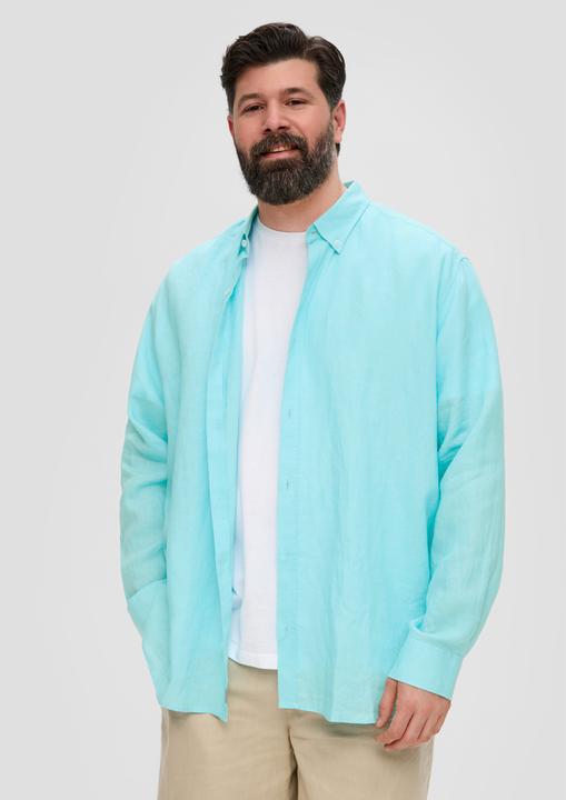 Image du produit s.Oliver Hemd Leinenhemd mit Button-Down-Kragen (3XL)