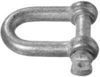 Actual product image Pösamo Shackle straight galZn 5.0mm-3/16"