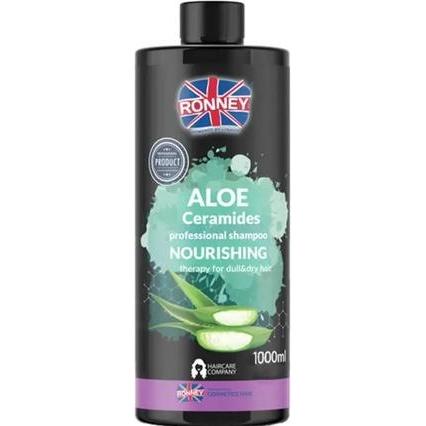 Ronney, Shampoo, Ronneyaloe Ceramides Professional Shampoo Nourishing Therapy For Dull And Dry Hair - 1000ml (1000 ml, F...
