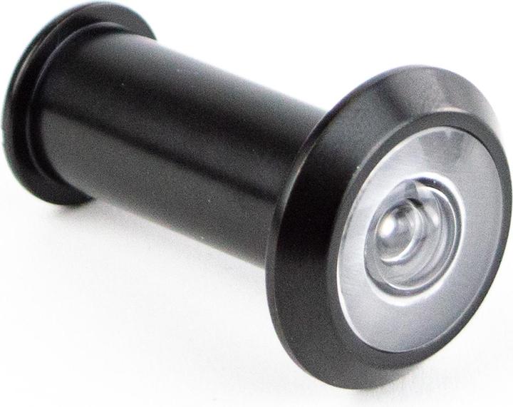 BMB Beschläge Türspion 200° Messing, schwarz, Ø 14 mm TS=35-60 mm