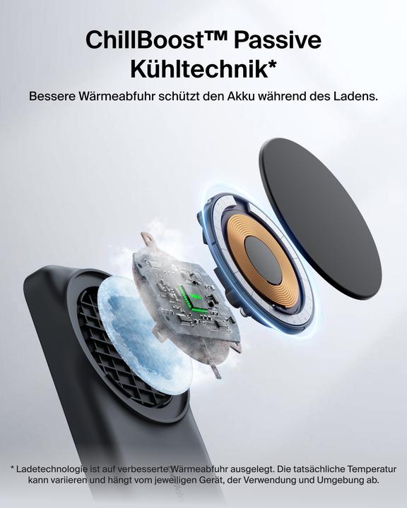 Produktbild Belkin UltraCharge 2-in-1 Qi2 Ladestation (25 W)