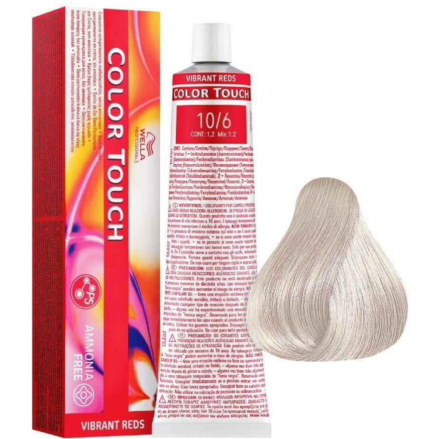 Wella, Haarfarbe, Color Touch Vibrant Reds Haarfarbe Blond (6, 10)