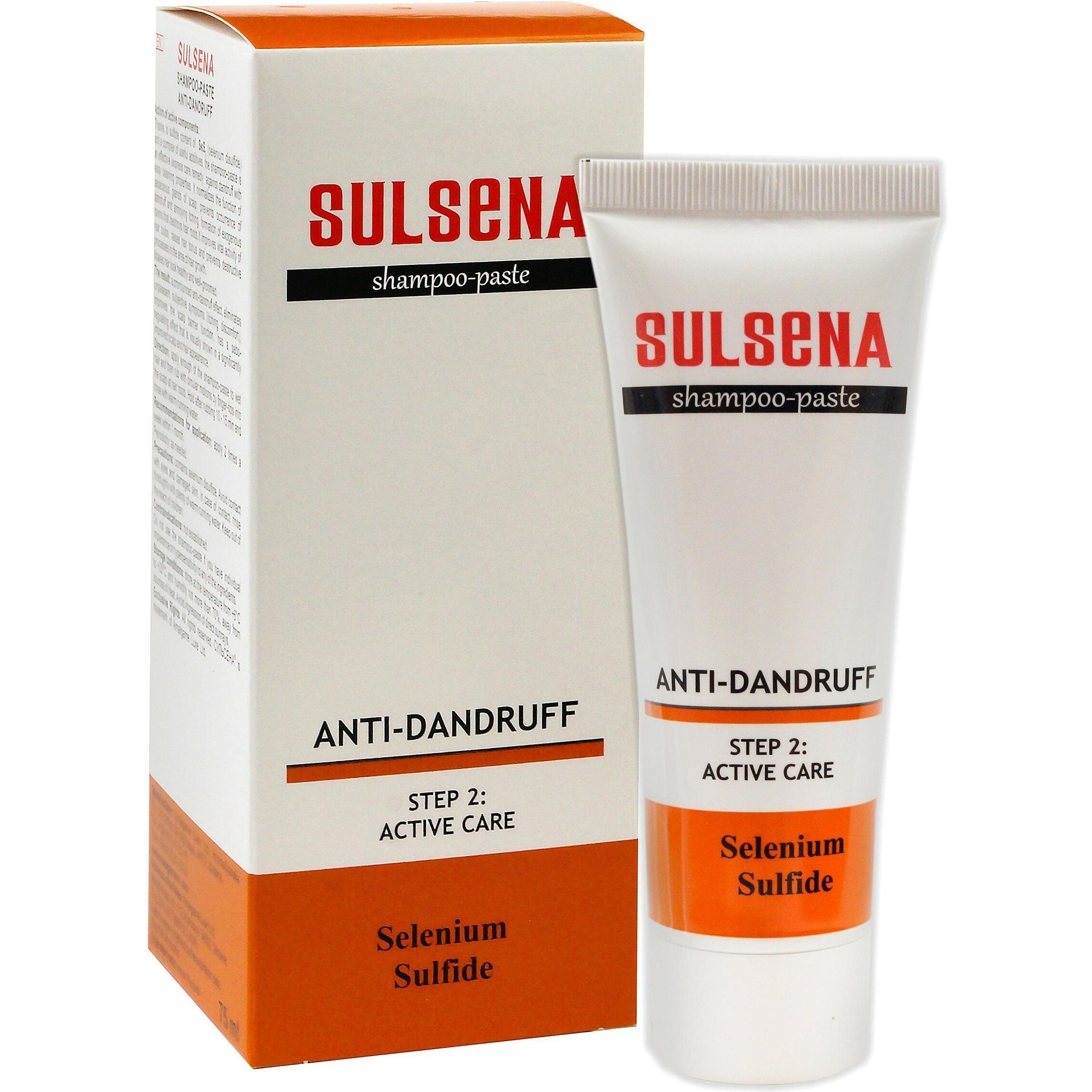 Sulsena, Shampoo, Szampon-pasta ochrona przeciwłupieżowa do włosów 75 ml (75 ml, Flüssiges Shampoo)