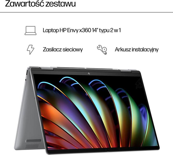 Immagine prodotto HP Envy x360 2-in-1 Laptop 14-fa0400nw (14", 512 GB, 16 GB, DE, AMD Ryzen 5 8640HS)