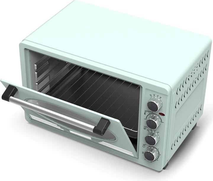 Image du produit TurboTronic By Z-Line Mini-four rétro à convection 45L en bleu