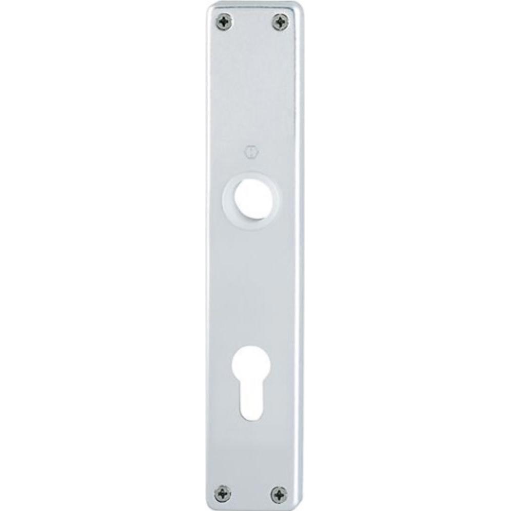 Hoppe, Türgriff + Fenstergriff, Langschildpaar 202SP F1/ naturfarbig F1 PZ 72 mm (Türschild)