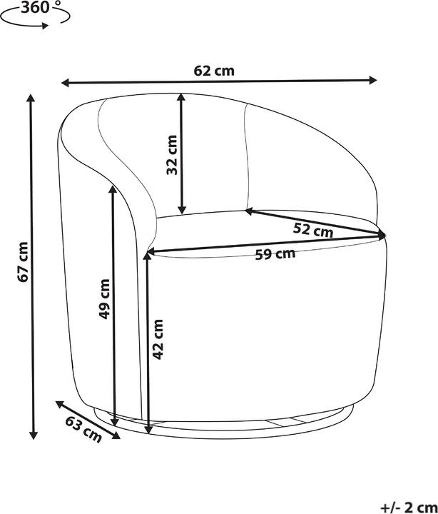 Actual product image Beliani Davik
