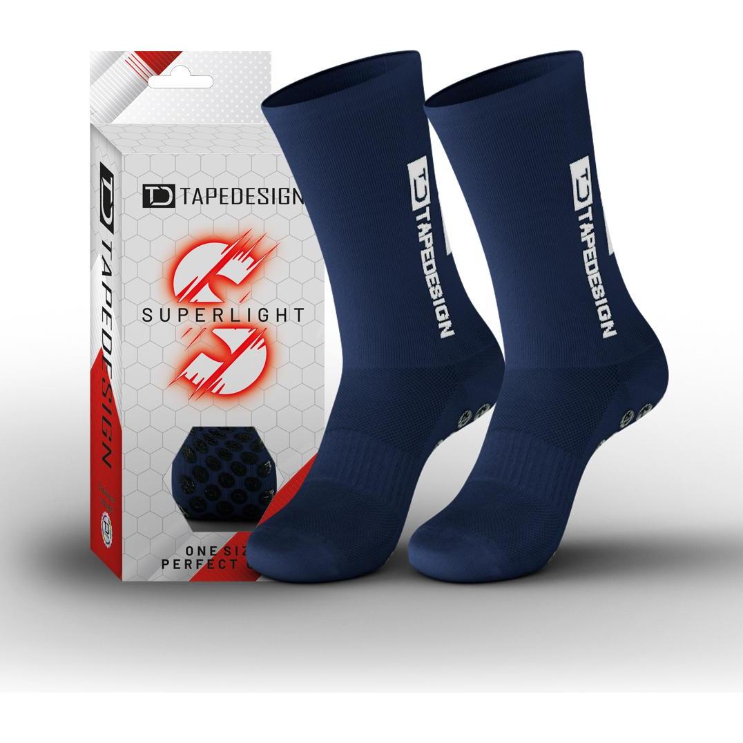 Thumbnail - Tapedesign, Unisex, Sportsocken, Gripsocks Superlight Socken (One Size), Blau