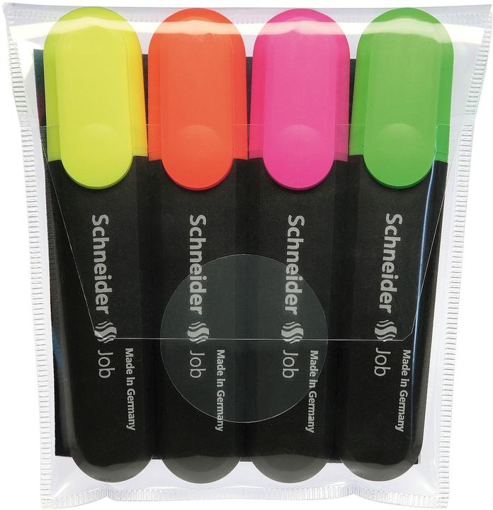 Actual product image Schneider Highlighter 150 (Orange, Yellow, Green, Pink, 5 mm, 4 x)