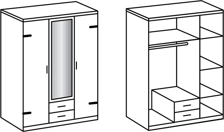 Immagine prodotto Wimex Sughero (135 x 58 x 199 cm)