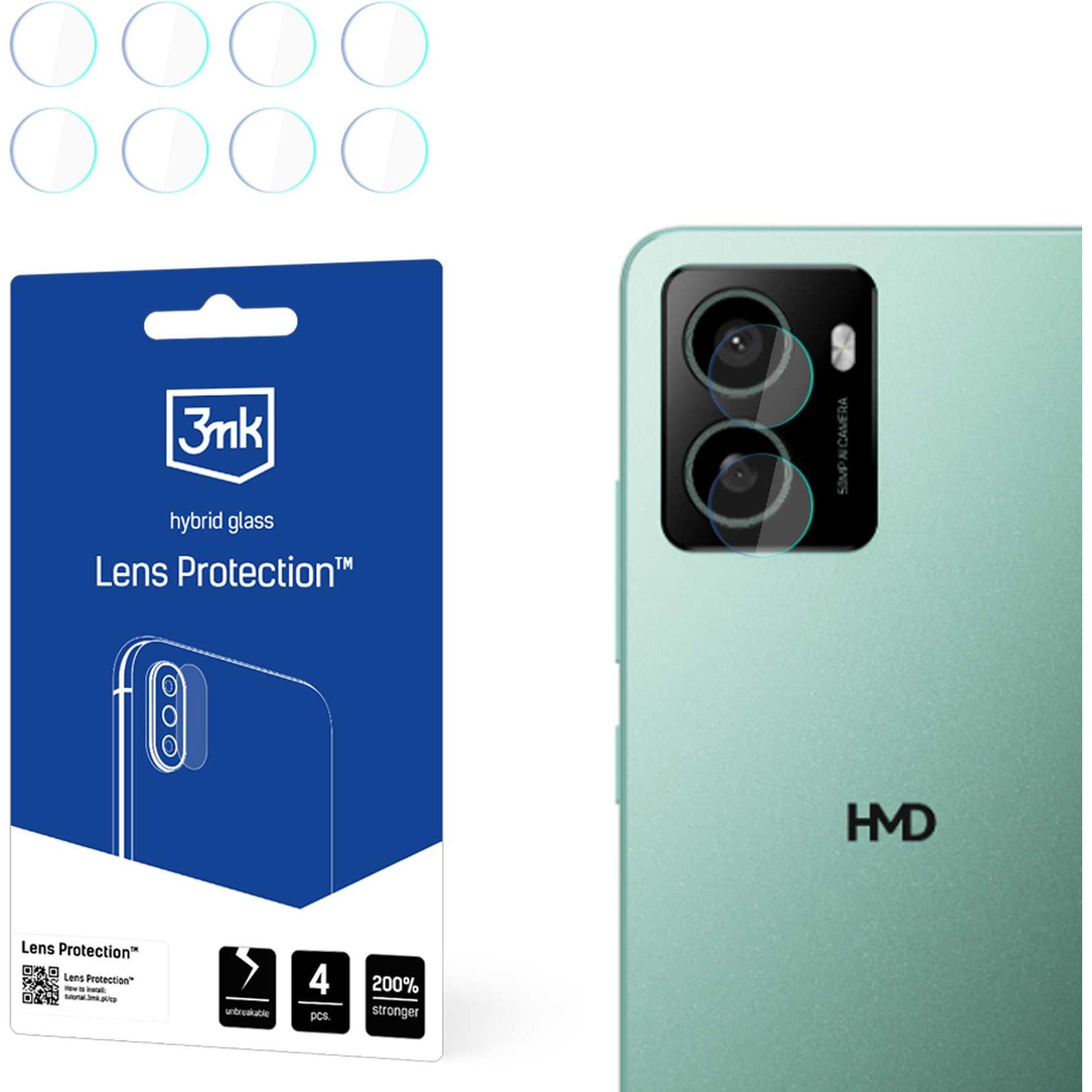 3MK Lens Protect HMD Pulse+ Ochrona na obiektyw aparatu 4szt (4 pz., Impulso HMD), Pellicola protettiva smartphone, Grigio