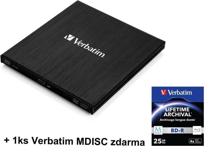 Actual product image Verbatim Slimline (Blu-ray burner)