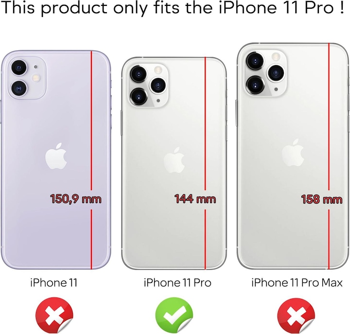 Produktbild Nalia Glitzer Hülle (Apple iPhone 11 Pro)