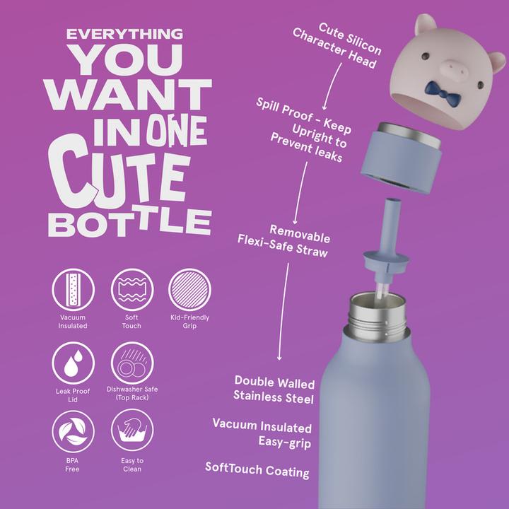 Produktbild Asobu BESTIE BOTTLE - PIP The Piggy (0.46 l)