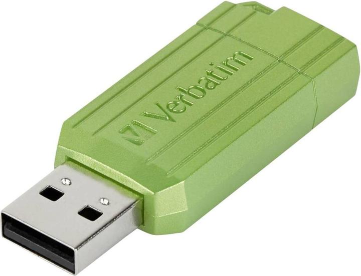 Actual product image Verbatim Store n Go Pinstripe USB 2.0 Eucalyptus Green 32GB (32 GB, USB-A)