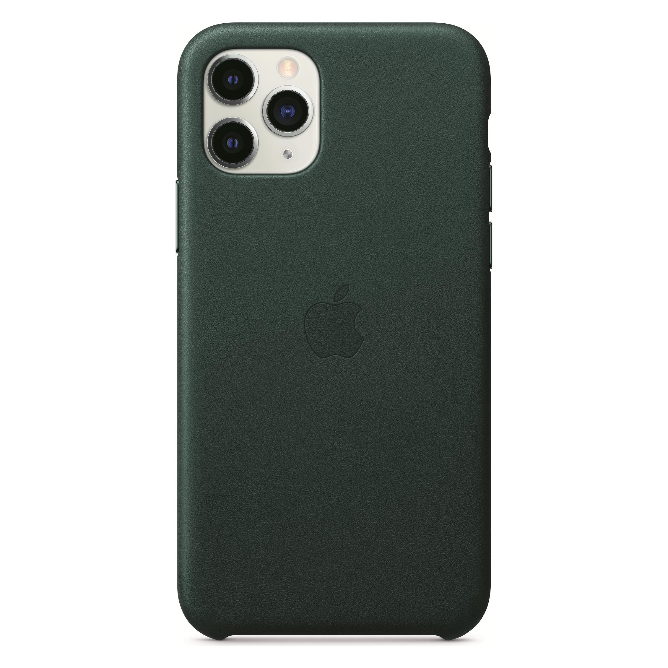 Apple Leder Case (Apple iPhone 11 Pro), Smartphone Hülle, Grün