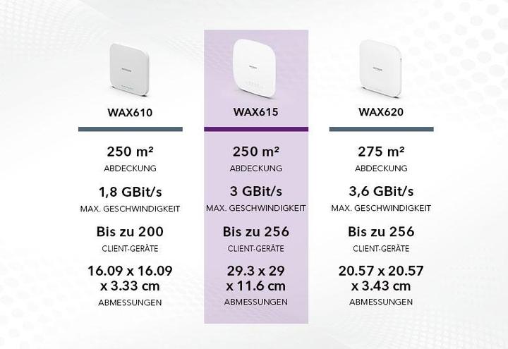 Actual product image Netgear WAX615 (2400 Mbit/s)
