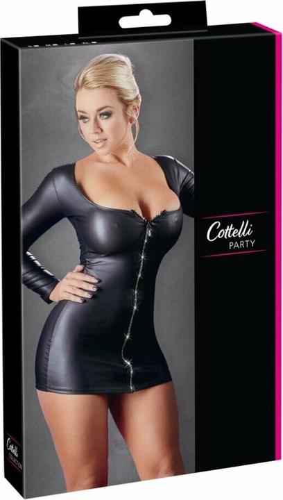 Cottelli Collection Minikleid Mit Glitzer-Reissverschluss