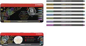 Produktbild STABILO Pen 68 Premium Metallic-Filzstift (8 x)