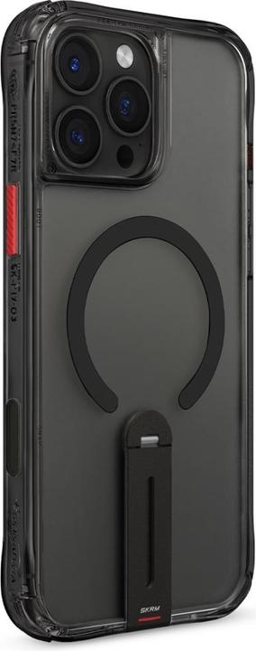 Actual product image Skinarma Case Helix for iPhone 16 Pro Magnetic Charging 360 Rotating Stand black (Apple iPhone 16 Pro)