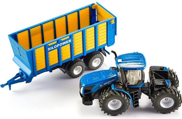 Actual product image Siku New Holland articulated trailer with silage wagon