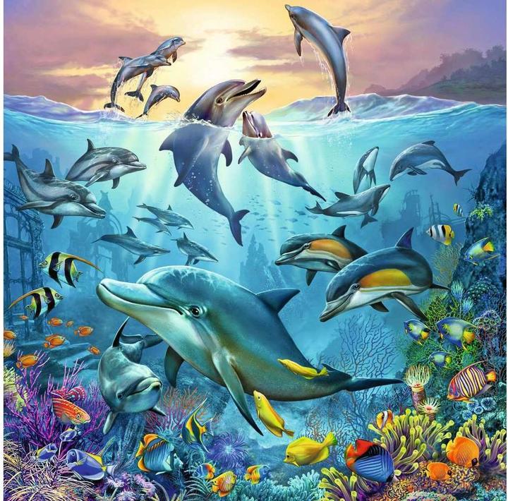 Actual product image Ravensburger marine life (49 pieces)