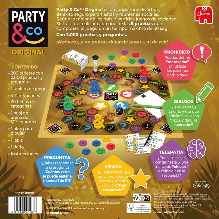 Actual product image Diset Lernspiel Party & Co. Rush (Spanish)