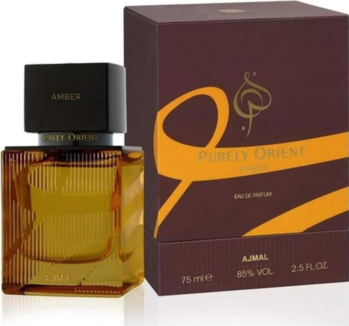 Actual product image Ajmal Purely Orient Amber Eau De Parfum 75 Ml (Eau de parfum, 75 ml)