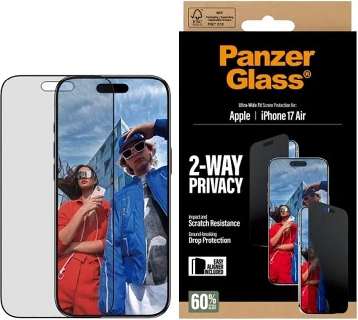 Produktbild PanzerGlass Privacy Displayschutz (1 Stück, Apple iPhone Air)