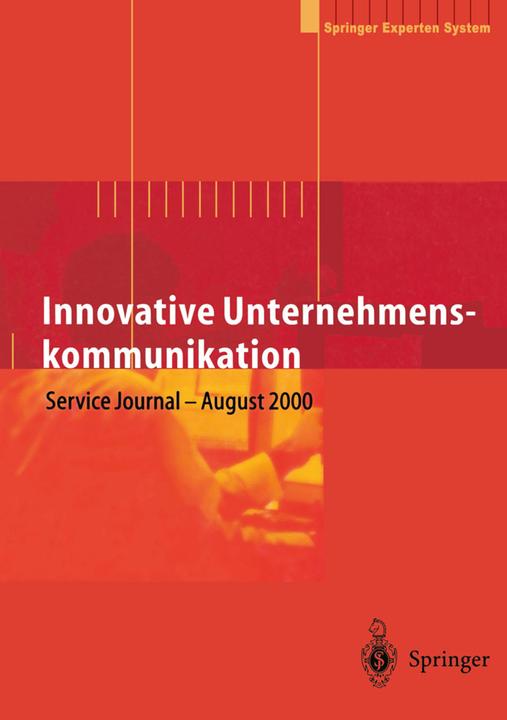 Produktbild Innovative Unternehmenskommunikation (Deutsch, 2014)
