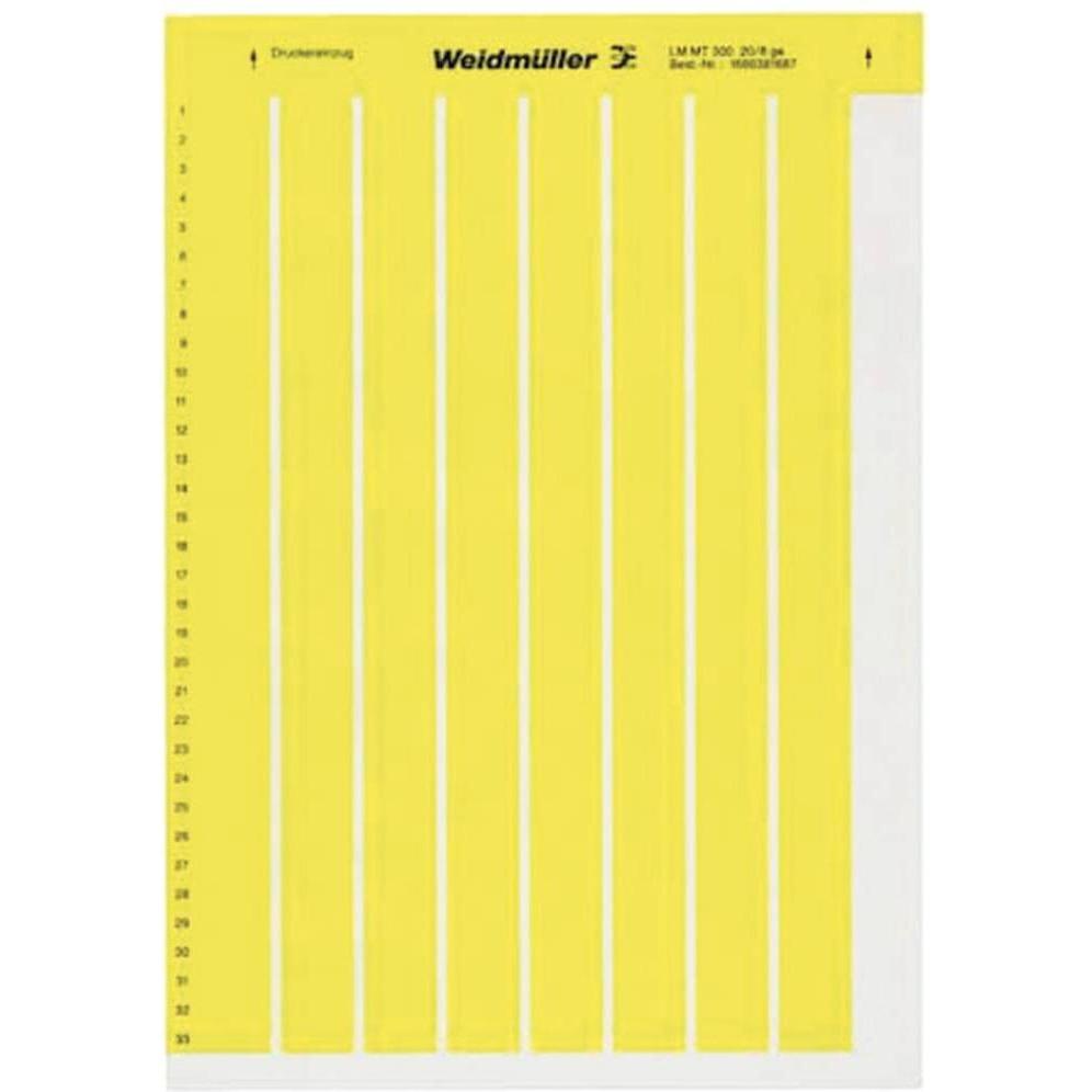Weidmüller, Etiketten, 1724151687-1 LM MT300 17X9 GE Kabel-Etikett LaserMark 9 x 17.8 mm Far