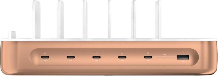 Produktbild 4smarts Ladestation Team 100W 5C/1A inkl. 6 Kabel Kupfer (100 W)