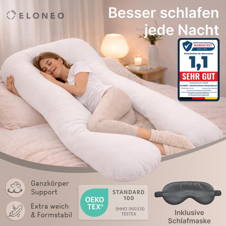 Produktbild Eloneo Seitenschläferkissen mit Bezug
