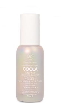 Actual product image Coola Suncare Clear Skin Zinc Oxide Sunscreen (Suntan cream, SPF 30, 33 ml)