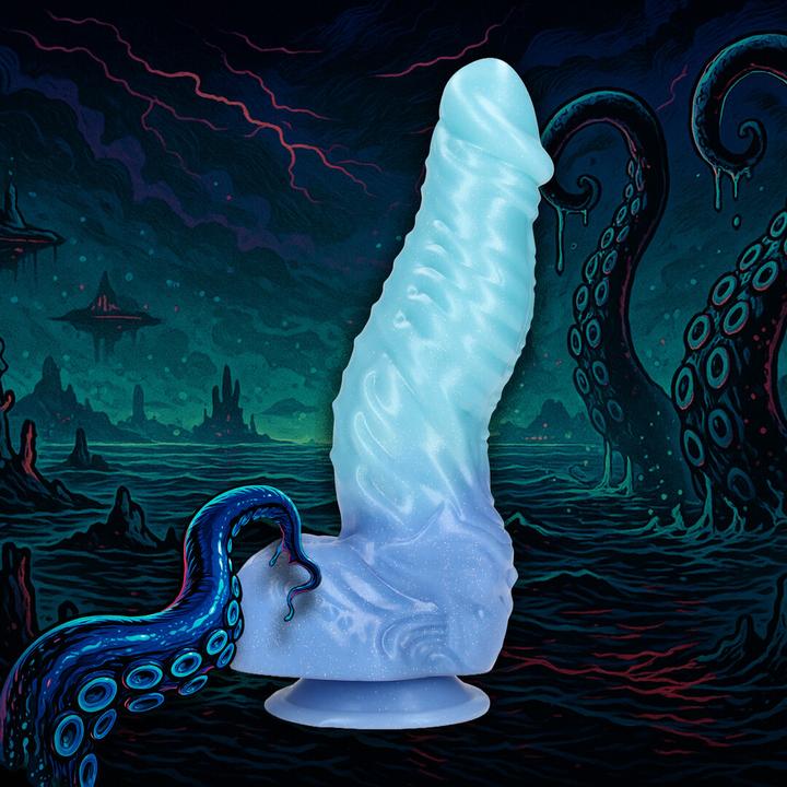 Produktbild Ouch! Deep Sea Hydra - Silicone Dildo - Blue