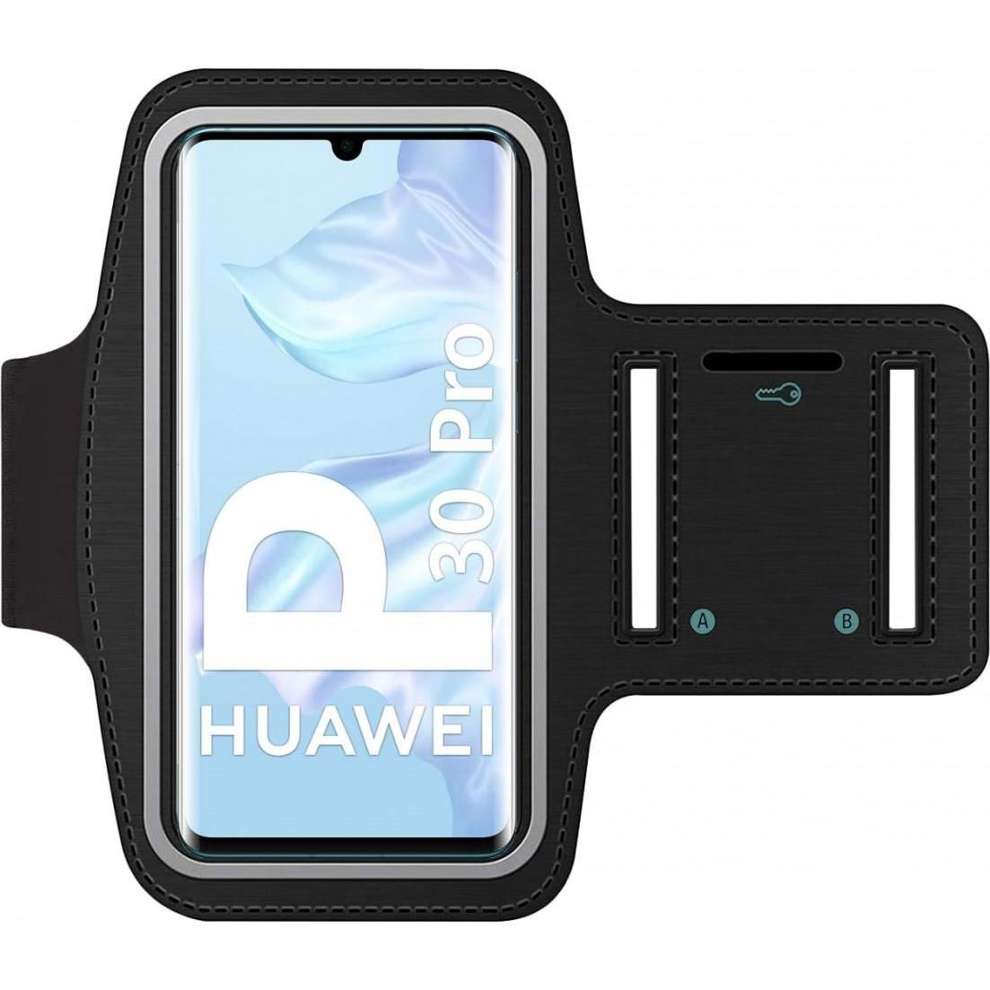 Thumbnail - SmartFitness Huawei P30 Pro Handy Sport Armband, Smartphone Sportarmband, Schwarz