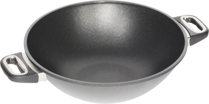 Immagine prodotto AMT Wok a induzione ø32cm, H: 11 cm con manici (32 cm, Wok)