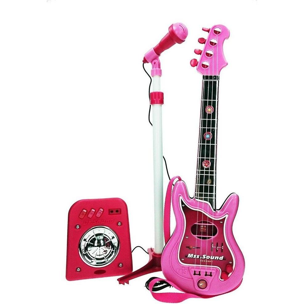 Reig Kindergitarre Mikrofon Rosa (45301929)
