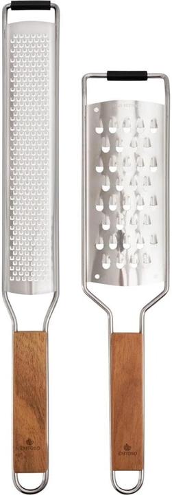 Image du produit Exitoso Küchenreibe mit Holzgriff Braun