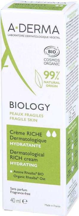 Actual product image A-Derma BIOLOGY Rich cream Cream (40 ml, 24h cream)