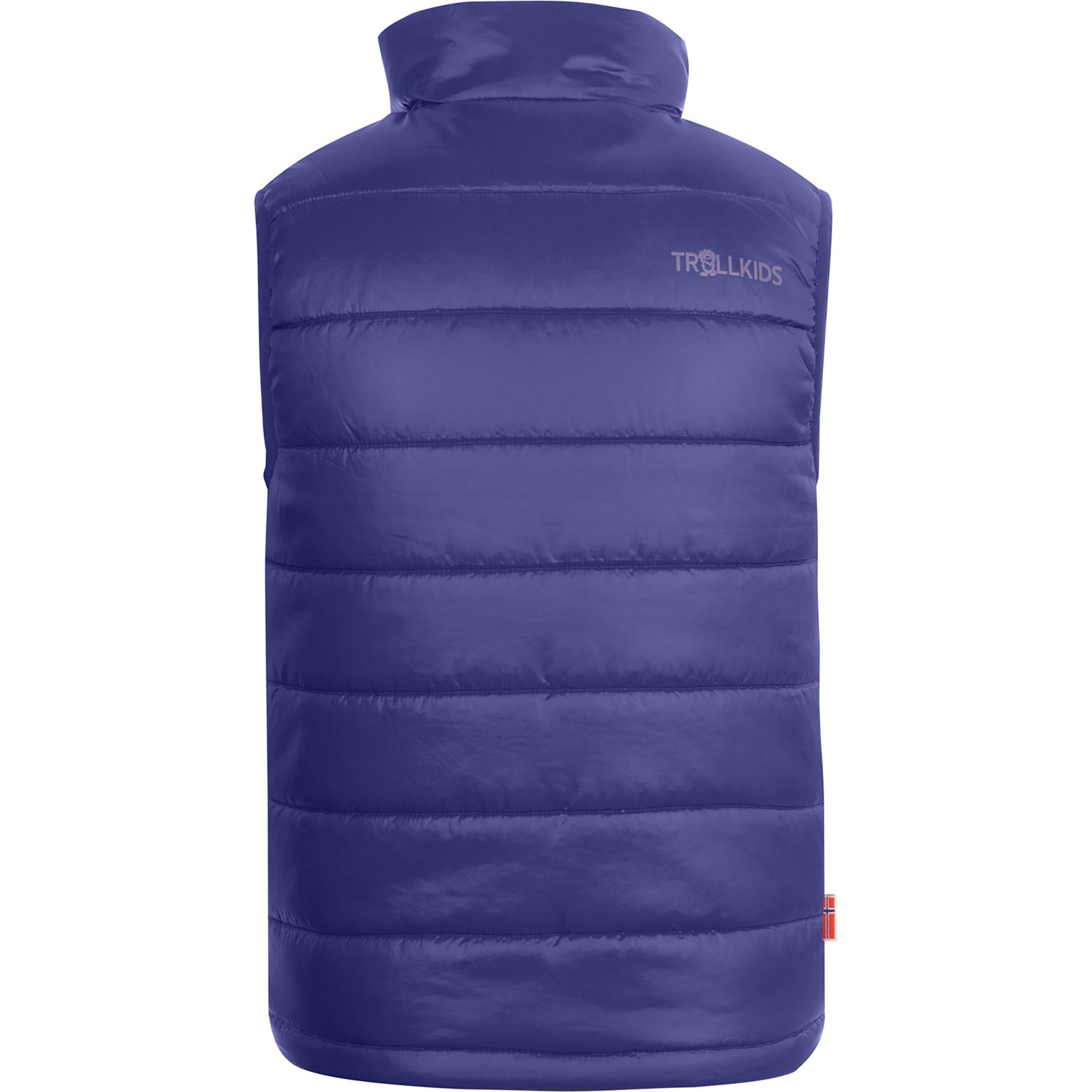 Thumbnail - Trollkids, Unisex, Weste, Trondheim Kinder Gilet, Violett, (128)