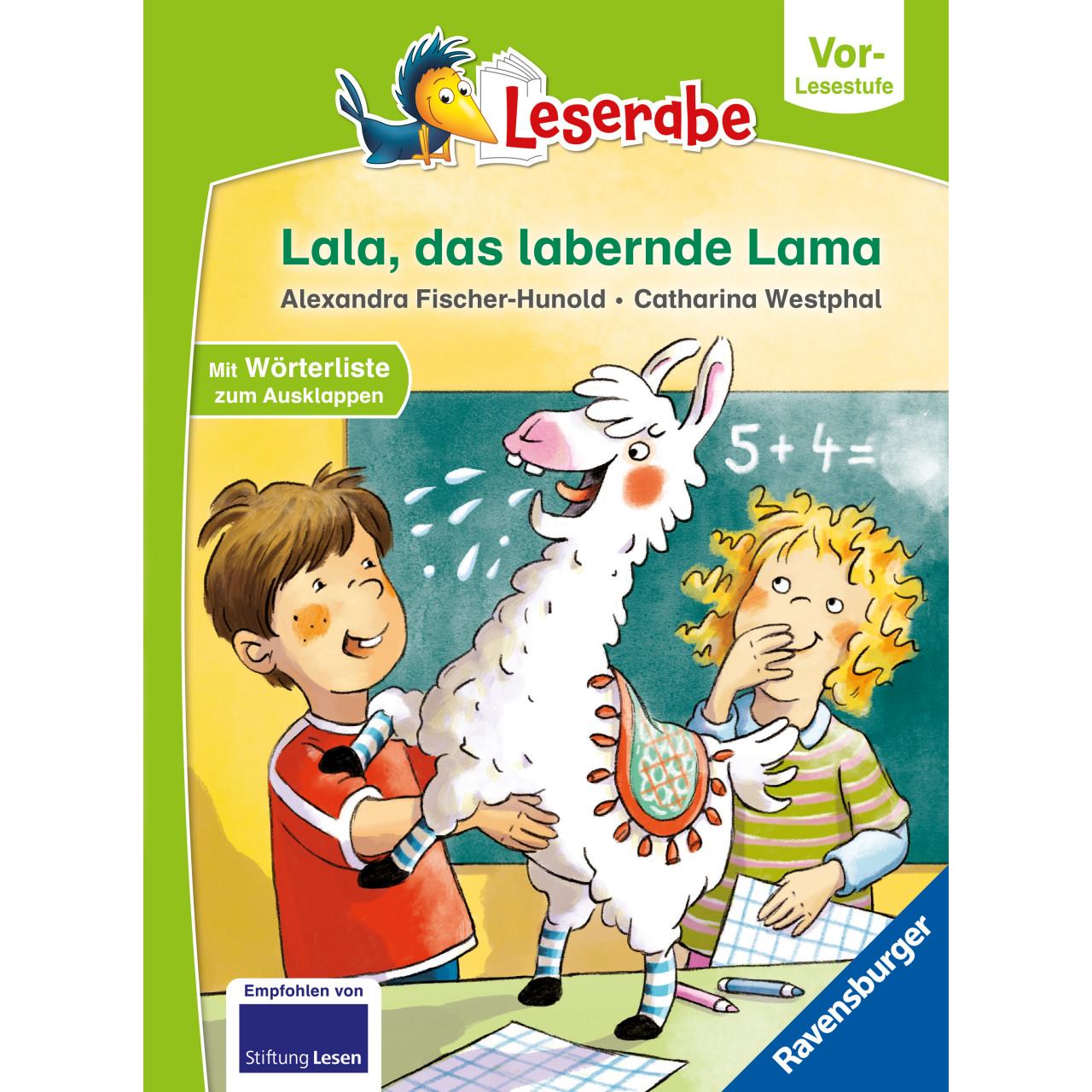 Leserabe - Vor-Lesestufe: Lala, das labernde Lama, Kinderbücher von Alexandra Fischer-Hunold, Catharina Westphal