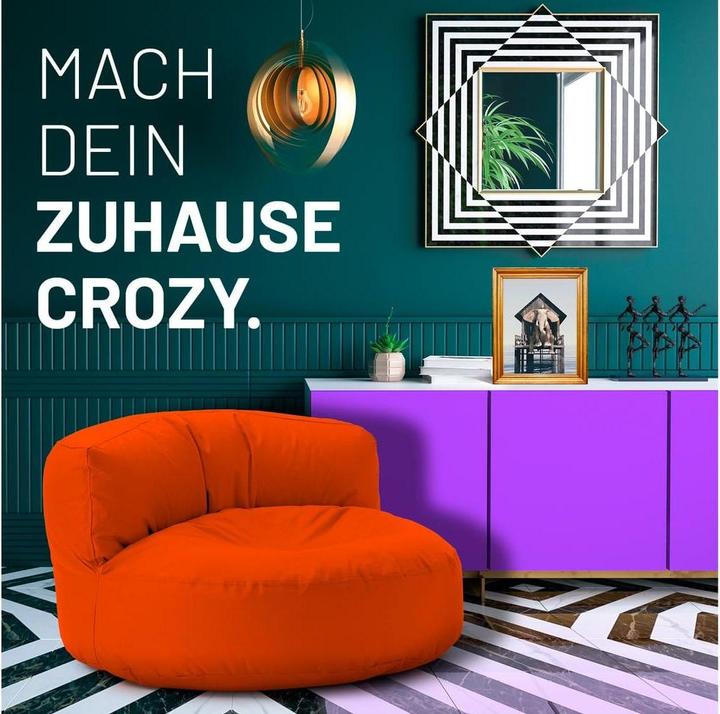 Produktbild Lumaland Sitzsack-Sofa, 320 l Polyester (PES), Orange